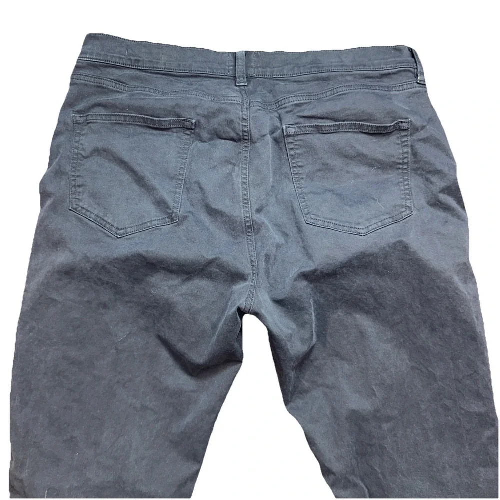 Flint and Tinder Pants Men (Fit 36x33) Blue Chino Straight Huckberry Stretch